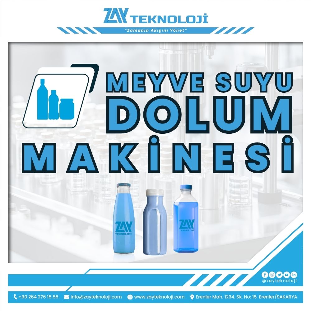 Meyve suyu dolum makinesi, gıda uyumlu paslanmaz çelik yüzeyleri ve otomatik dolum sistemiyle tam hijyen sağlıyor.
