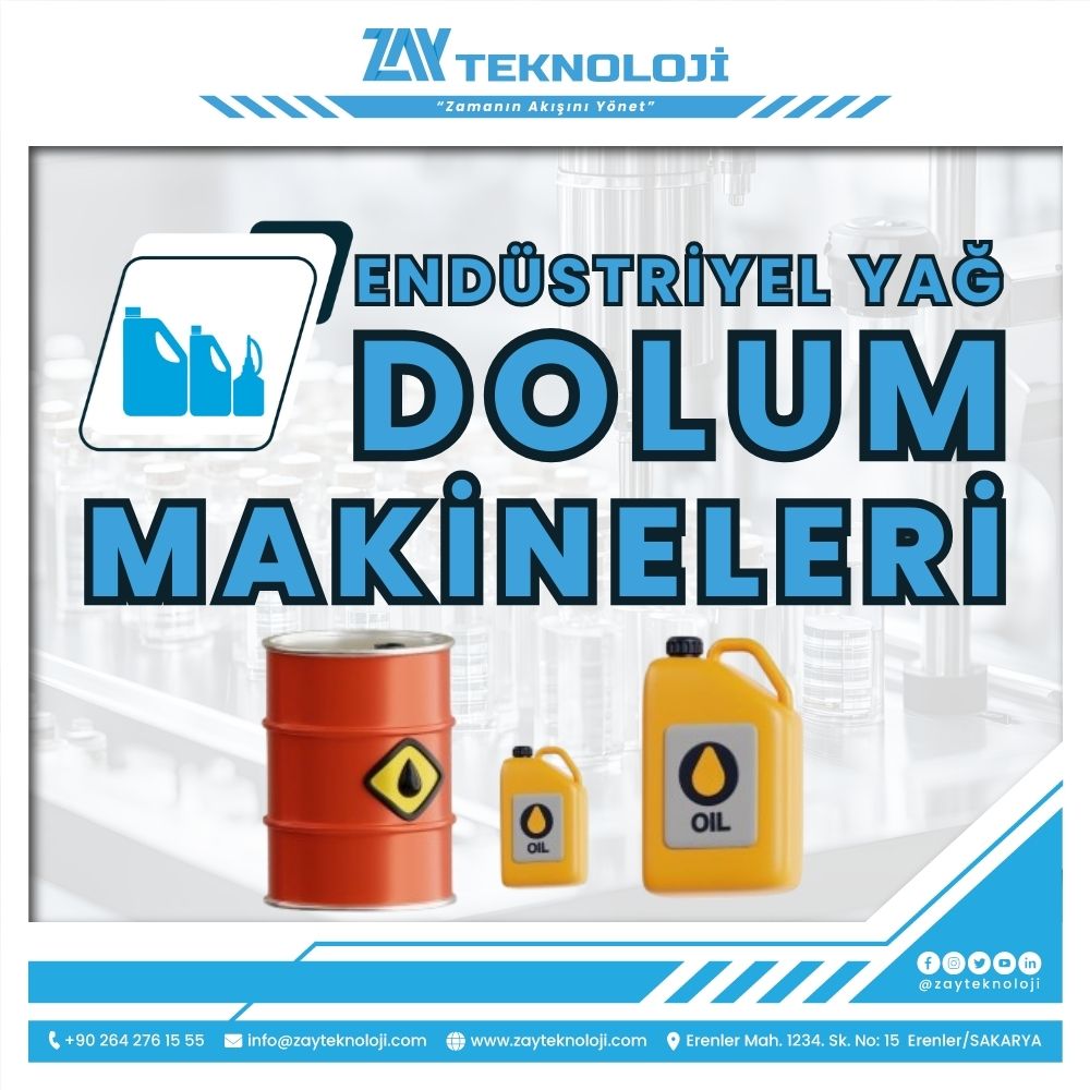 ZAY TEKNOLOJİ endüstriyel yağ dolum makinası – otomatik gres ve motor yağı dolum sistemi