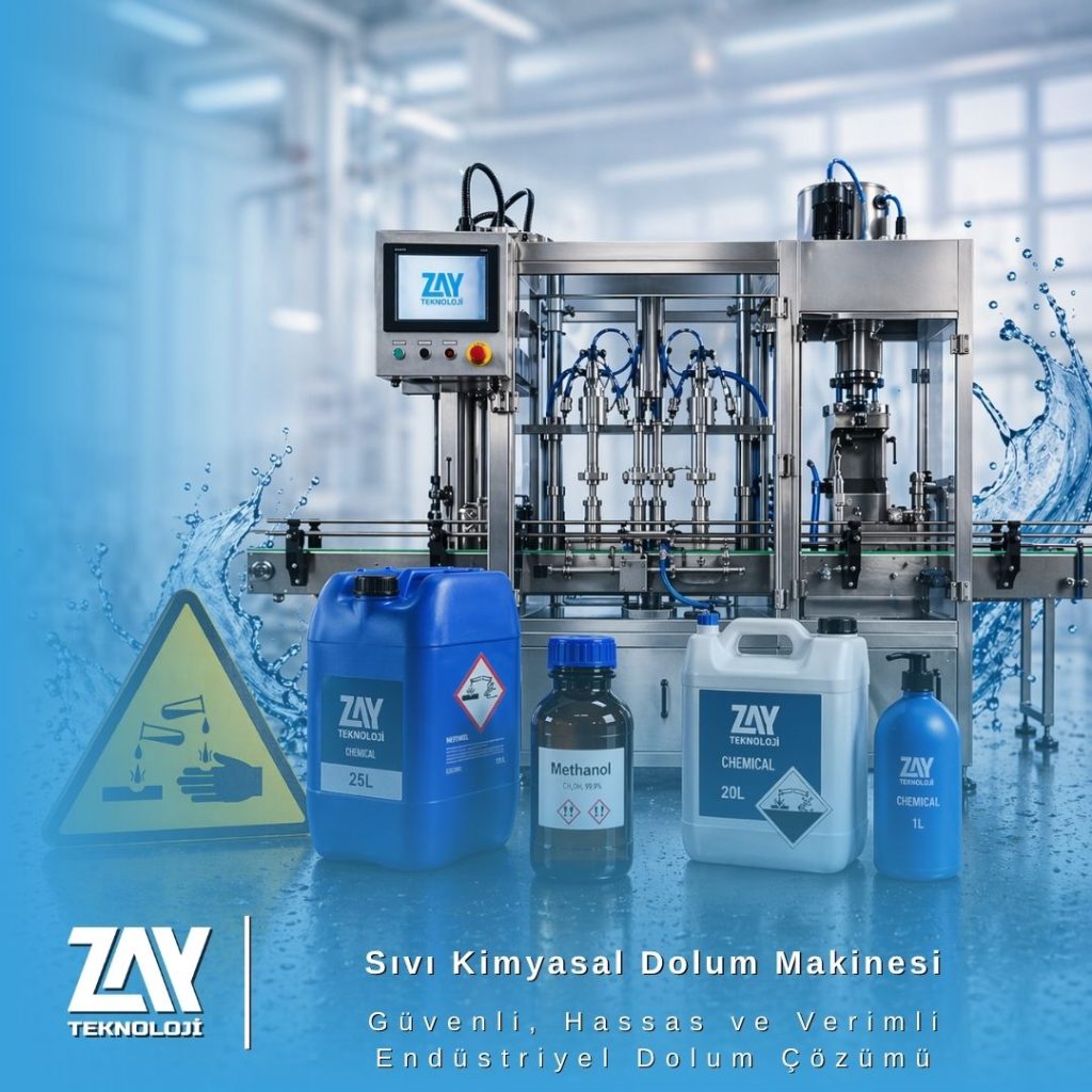 Sıvı kimyasal dolum makinesi ile güvenli ve hassas endüstriyel dolum çözümü