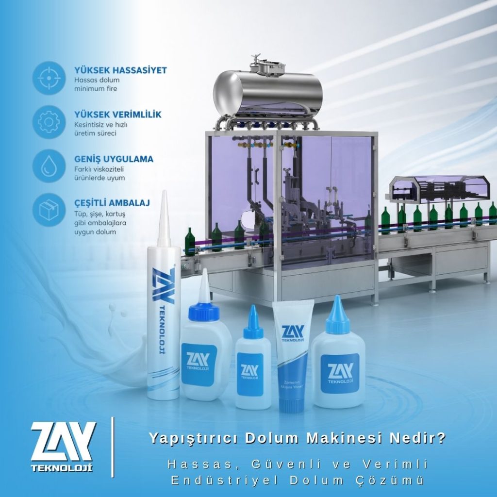 Yapıştırıcı dolum makinesi ile hassas ve verimli yüksek viskoziteli ürün dolum çözümü