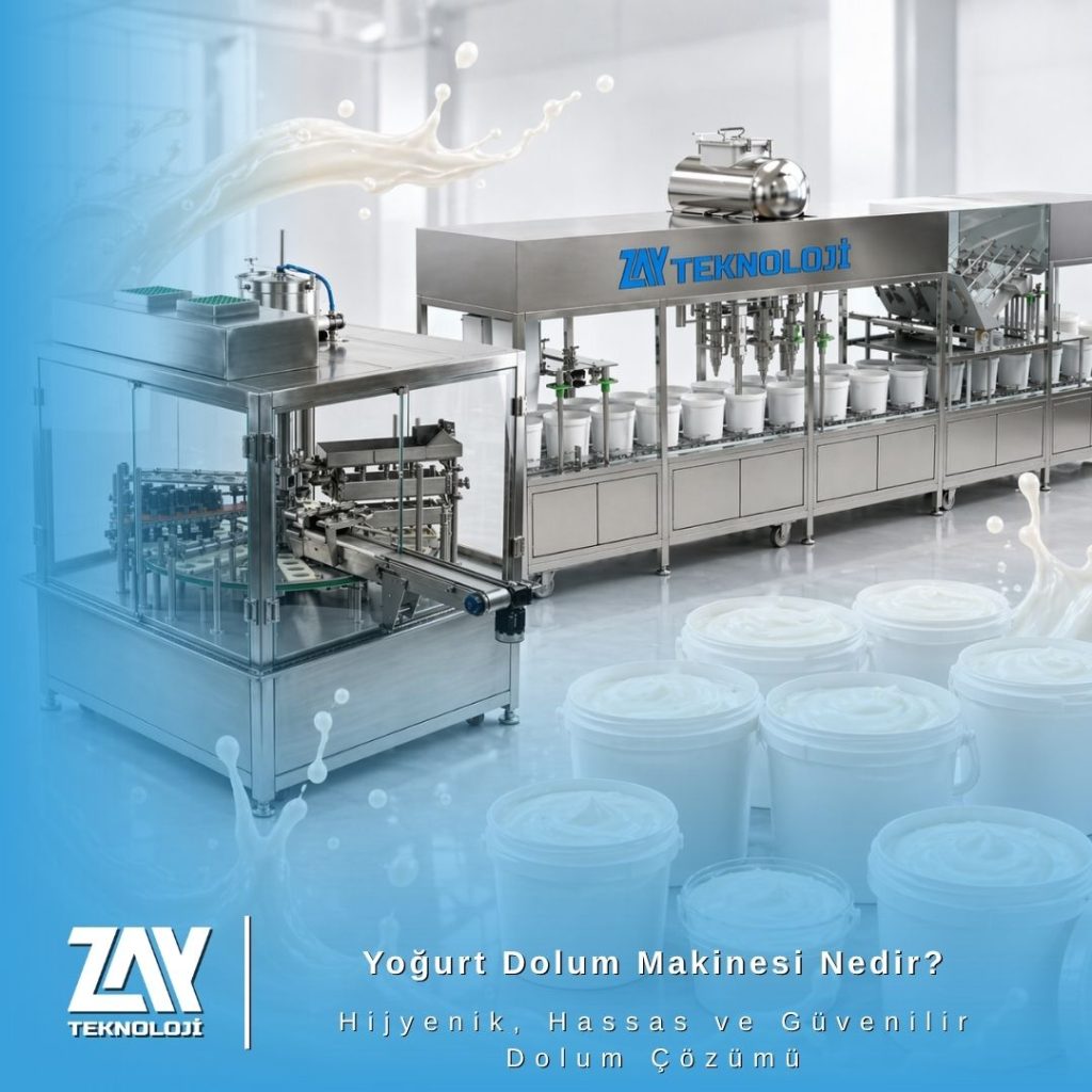 Yoğurt dolum makinesi ile hijyenik ve hassas kase dolum çözümü