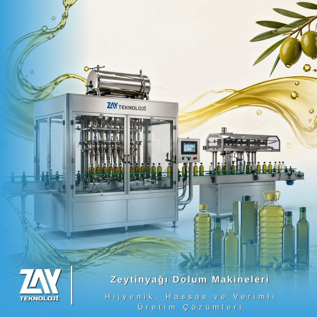Zeytinyağı dolum makineleri ile hijyenik ve hassas şişe dolum çözümü