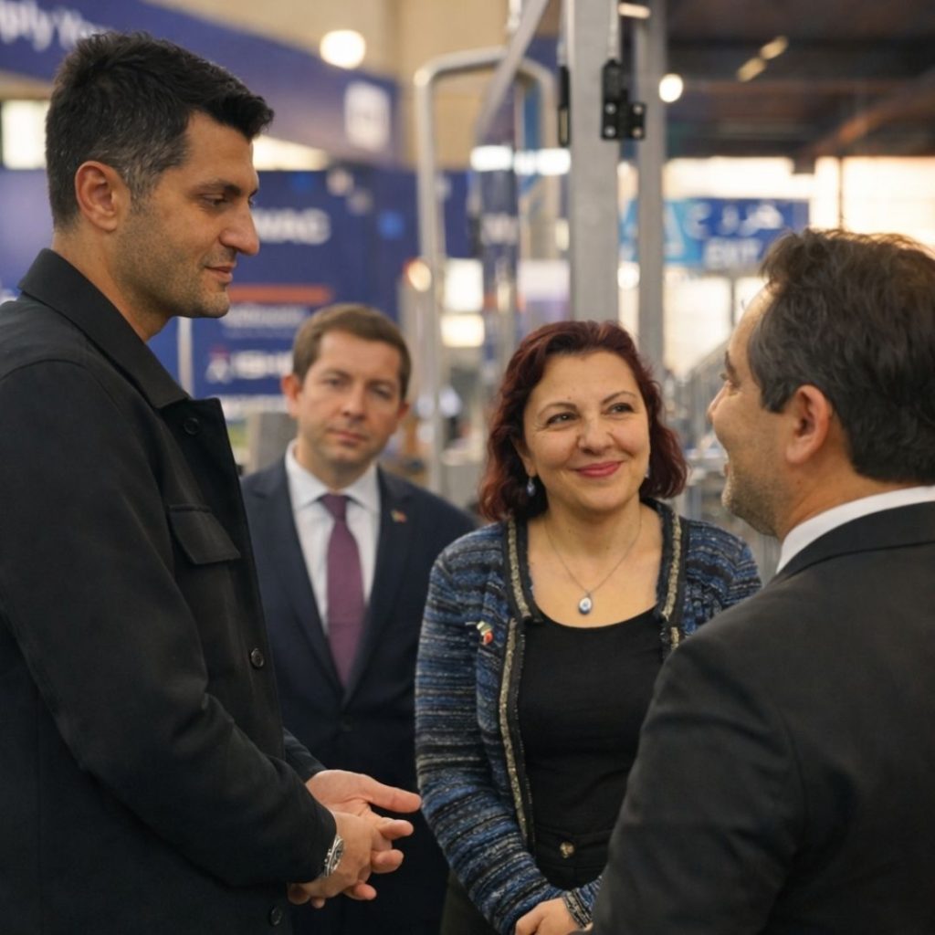 DJAZAGRO 2026 sonrası Doç. Dr. M. Mücahit Küçükyılmaz ZAY Teknoloji standında